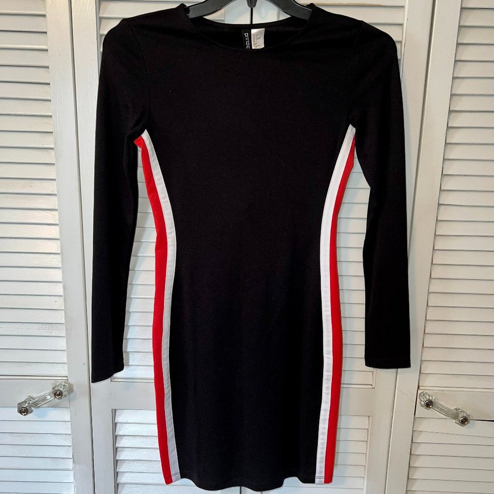 Divided Stripe Dress